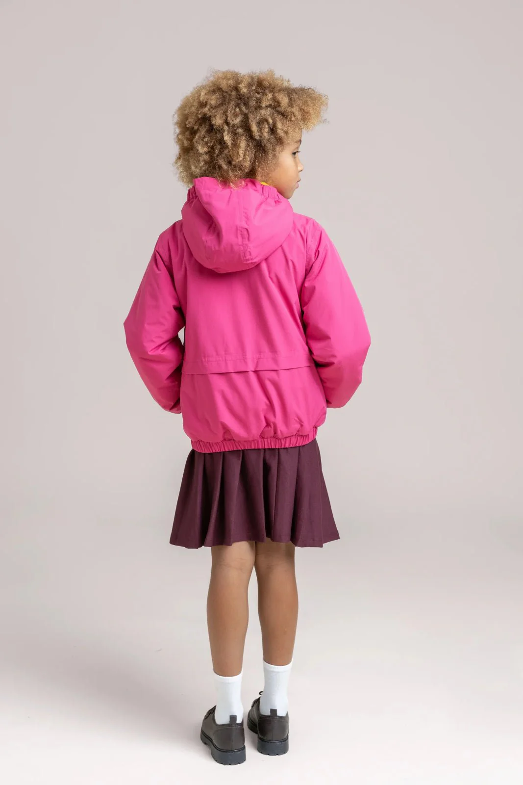 Magenta - Parka courte doublée polaire - Image 5
